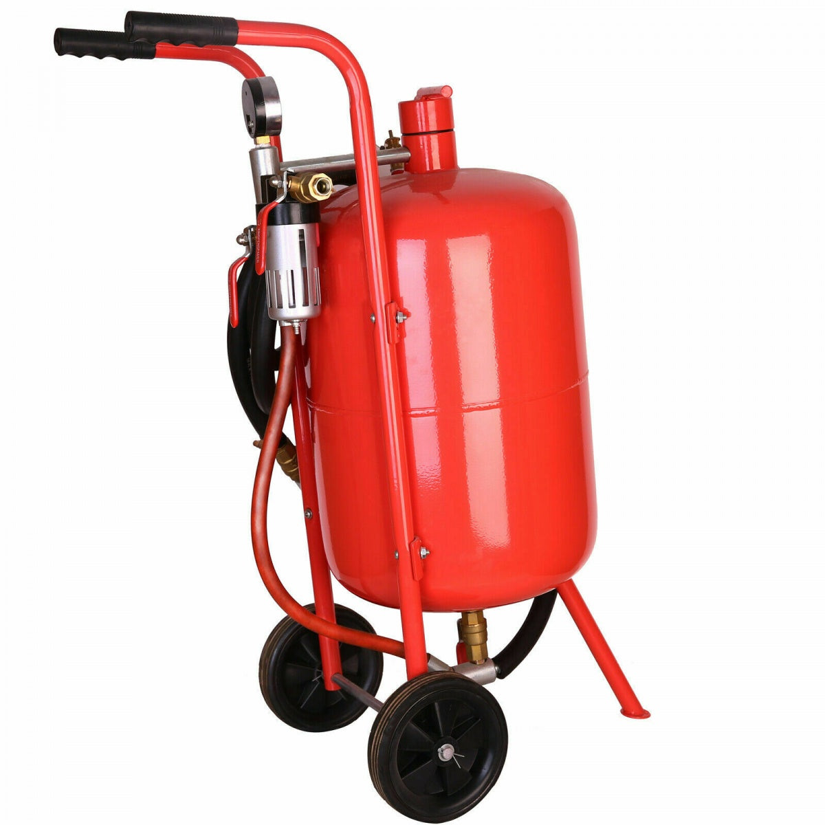 SANDBLASTING MACHINE ON WHEELS | 10 GALLONS / 38 L (PS10G)