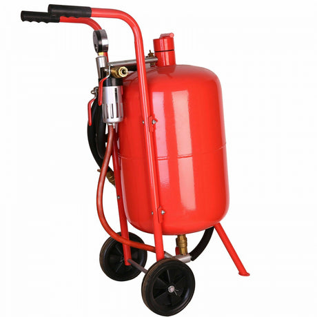 SANDBLASTING MACHINE ON WHEELS | 10 GALLONS / 38 L (PS10G)