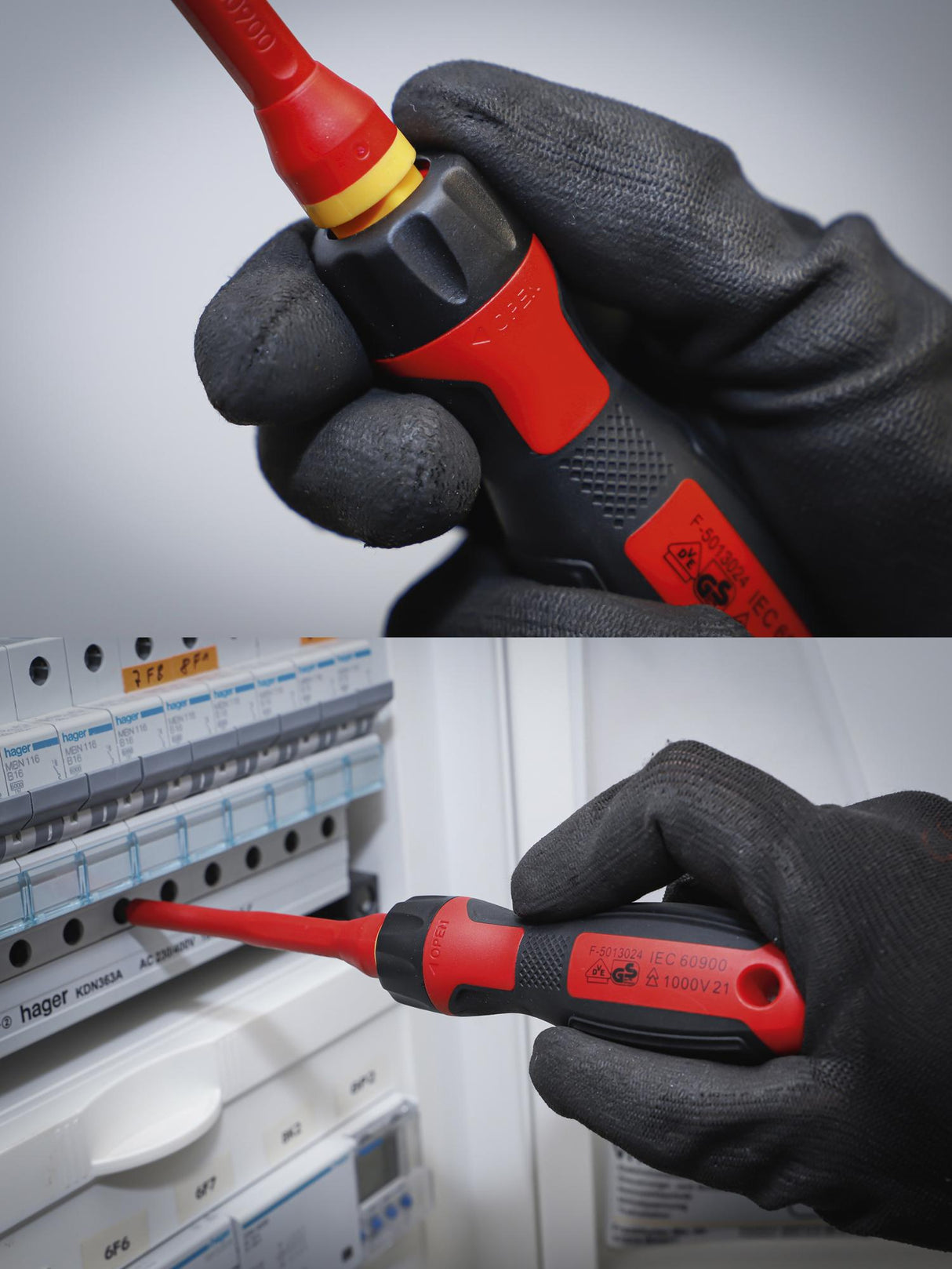 VDE SCREWDRIVER SET | WITH INTERCHANGEABLE BLADES | 13 PCS. (35814)