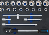 TOOL TRAY 3/3: SOCKET SET | 20 MM (3/4") DRIVE | 21 PCS. (6080)