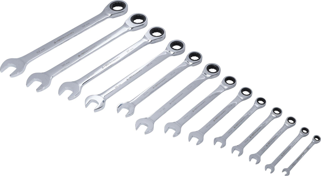 RATCHET COMBINATION WRENCH SET | 8 - 32 MM | 13 PCS. (30006)