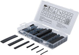 SHRINK TUBE ASSORTMENT | BLACK | 126 PCS. (88184)