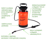 PRESSURE MANUAL SPRAYER, 5L (89516)