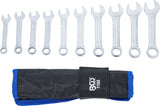 COMBINATION SPANNER SET | EXTRA SHORT | 10 - 19 MM | 10 PCS. (1188)