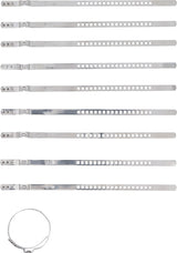AXLE BOOT CLAMP SET | STAINLESS STEEL | 7 MM | 20 - 50 MM | 10 PCS. (70327)