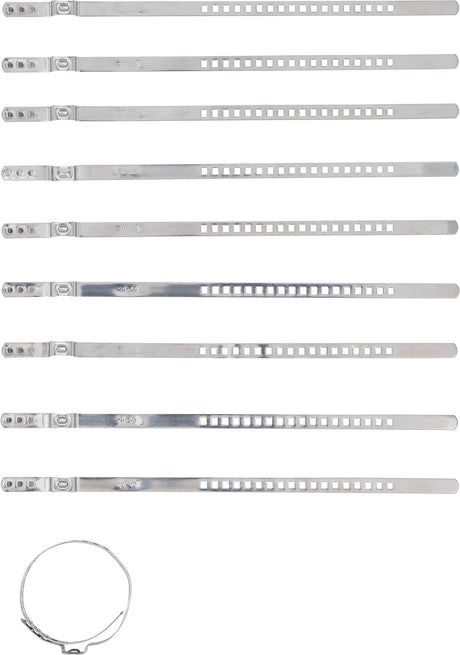 AXLE BOOT CLAMP SET | STAINLESS STEEL | 7 MM | 20 - 50 MM | 10 PCS. (70327)