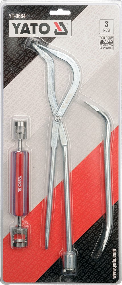 BRAKE SPRING PLIERS KIT 3PCS (YT-0684)