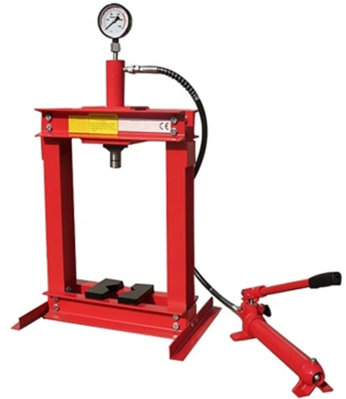 HYDRAULIC PRESS WITH PRESSURE GAUGE | BENCH TYPE | 10 T (H7101)