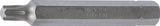 BIT | LENGTH 75 MM | 10 MM (3/8") DRIVE | T-STAR (FOR TORX) T40 (4572)