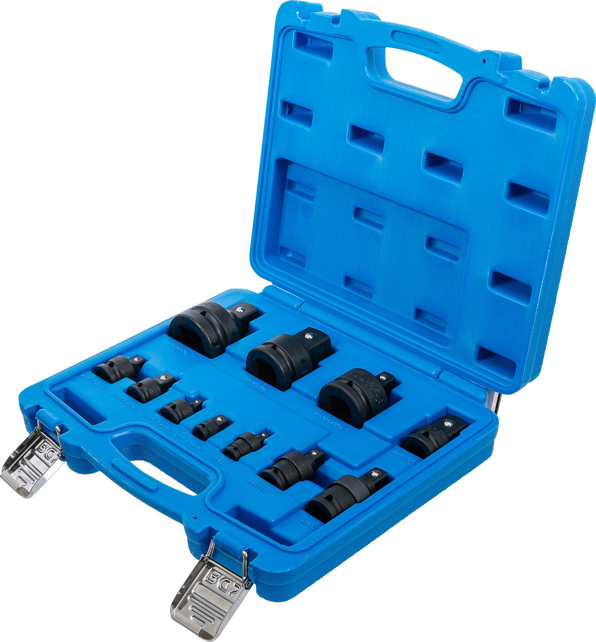 IMPACT ADAPTOR AND UNIVERSAL JOINT SET | 6.3 MM (1/4") - 25 MM (1") | 11 PCS. (25140)