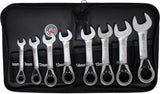 RATCHET COMBINATION WRENCH SET | REVERSIBLE | 8 - 19 MM | 8 PCS. (30720)
