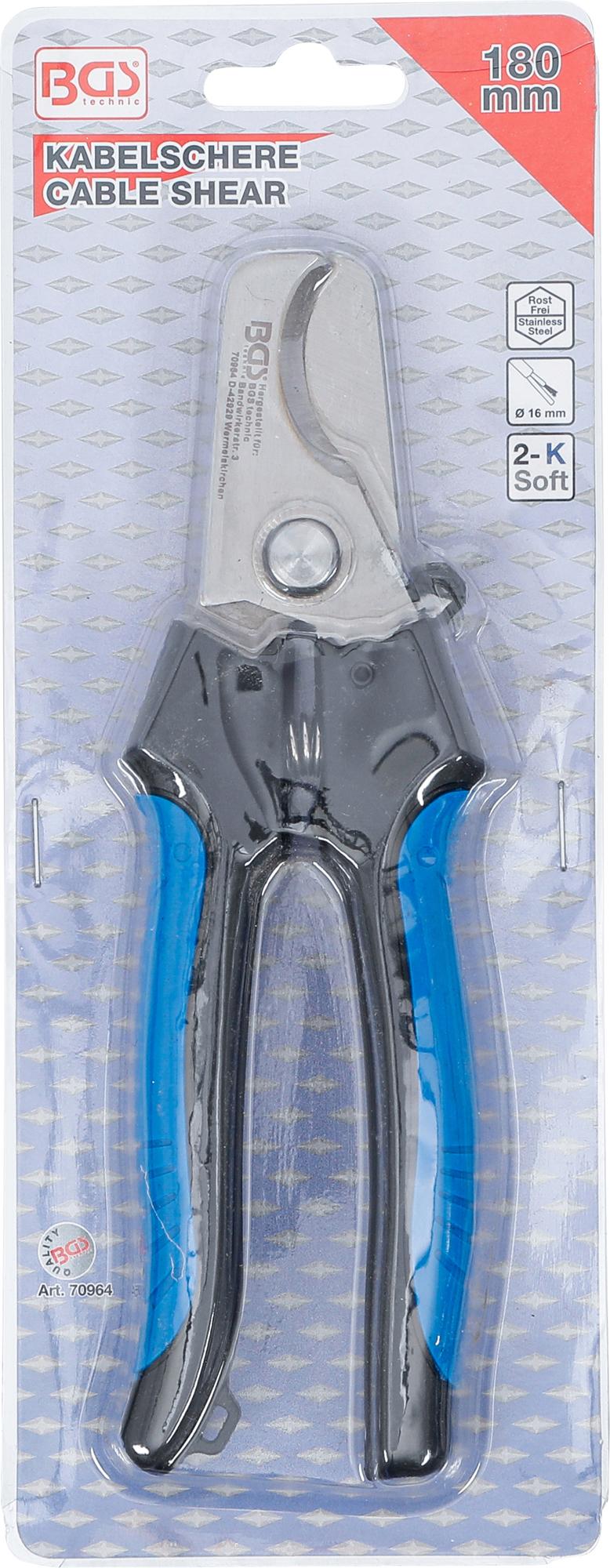 CABLE CUTTER | STAINLESS STEEL | 180 MM (70964)