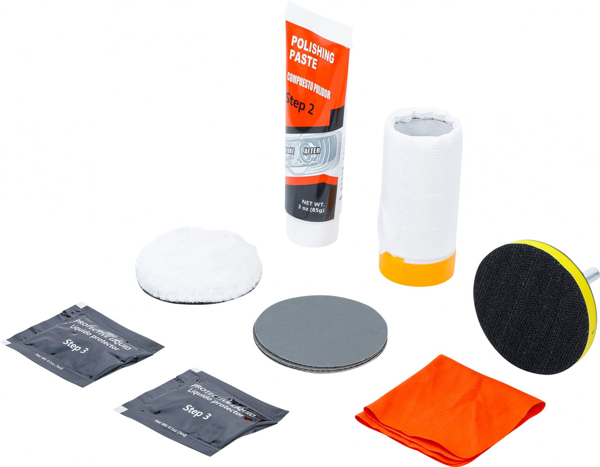 VEHICLE HEADLIGHT RESTORATION KIT | 14 PCS. (3997)