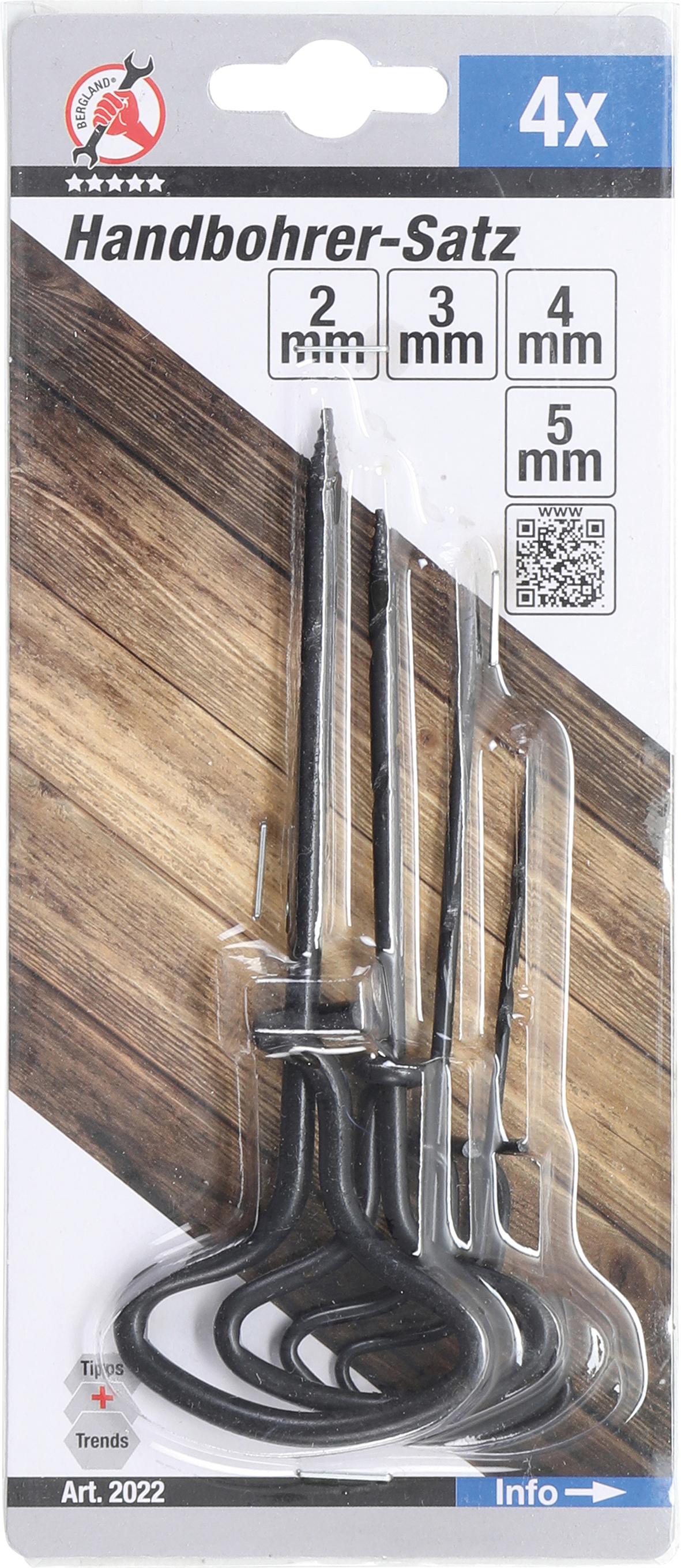 AUGER SET | 2,5 - 5 MM | 4 PCS. (2022)
