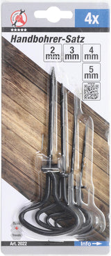 AUGER SET | 2,5 - 5 MM | 4 PCS. (2022)