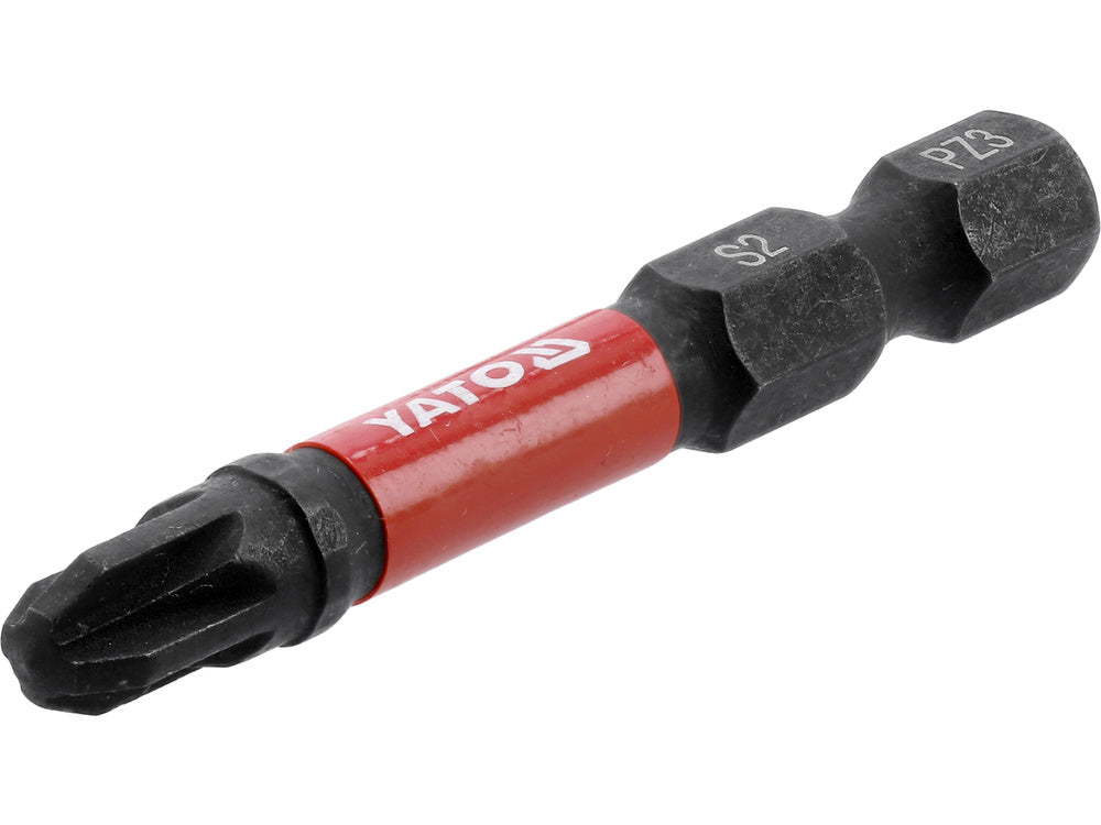 IMPACT SCREWDRIVER BITS 1/4 50MM PZ3 2PC (YT-78045)