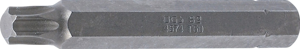 BIT | LENGTH 75 MM | 10 MM (3/8") DRIVE | T-STAR (FOR TORX) T50 (4574)