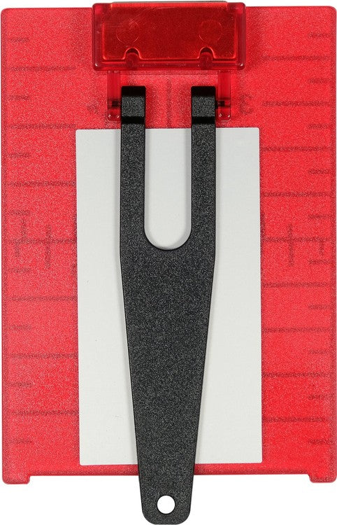 LASER TARGET CARD RED WITH MAGNET (YT-30464)