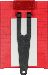 LASER TARGET CARD RED WITH MAGNET (YT-30464)