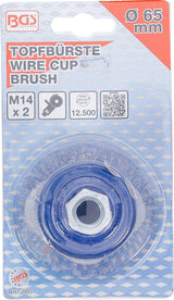 WIRE CUP BRUSH | M14 X 2 DRIVE | Ø 65 MM X 50 MM (3993)