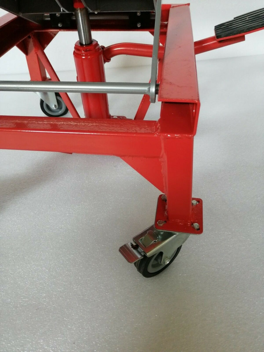 MOTORCYCLE JACK | WITH WHEELS | 300 LBS (JC-2)