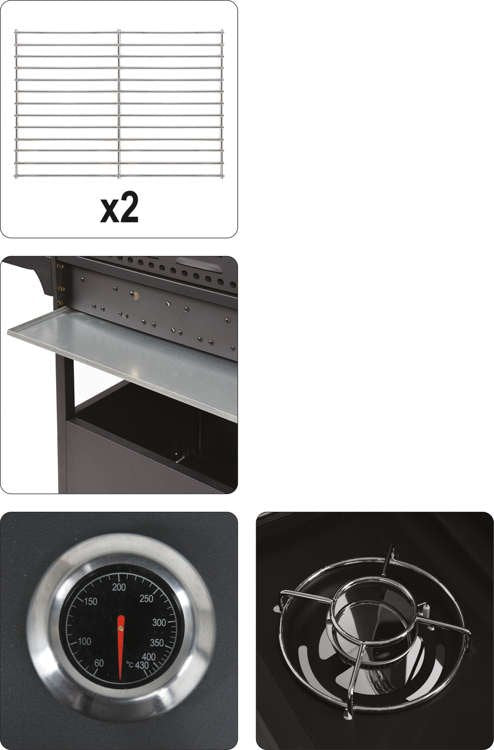 GAS GRILL TORNE 4+1, 14,4KW (99647)