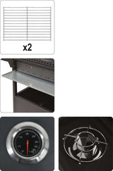 GAS GRILL TORNE 4+1, 14,4KW (99647)