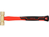 BRASS HAMMER WITH FIBERGLASS HANDLE 500G (YT-45292)