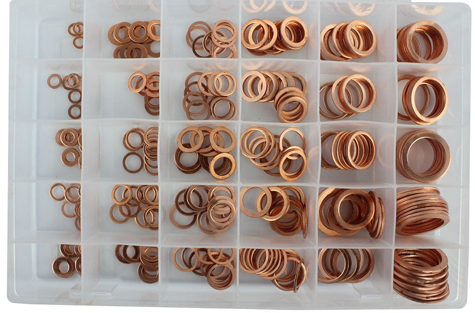 COPPER WASHER SET | 300 PCS. (8142V)