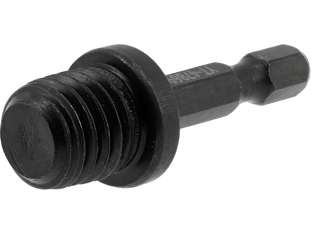 M14 THREAD ADAPTER TO HEX (1/4") 6.3 MM | 47 MM LONG (YT-47869)