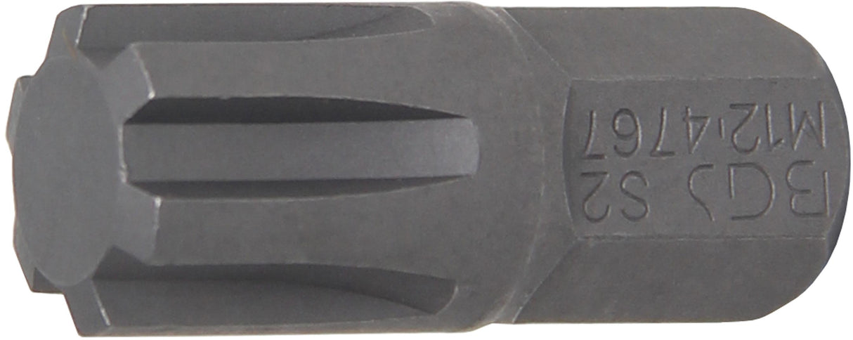 BIT | LENGTH 30 MM | 10 MM (3/8") DRIVE | SPLINE (FOR RIBE) M12 (4767)