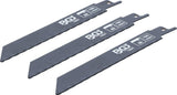 RECIPROCATING SAW BLADE SET | FOR METAL | FOR BGS 7367 | 3 PCS. (74531)