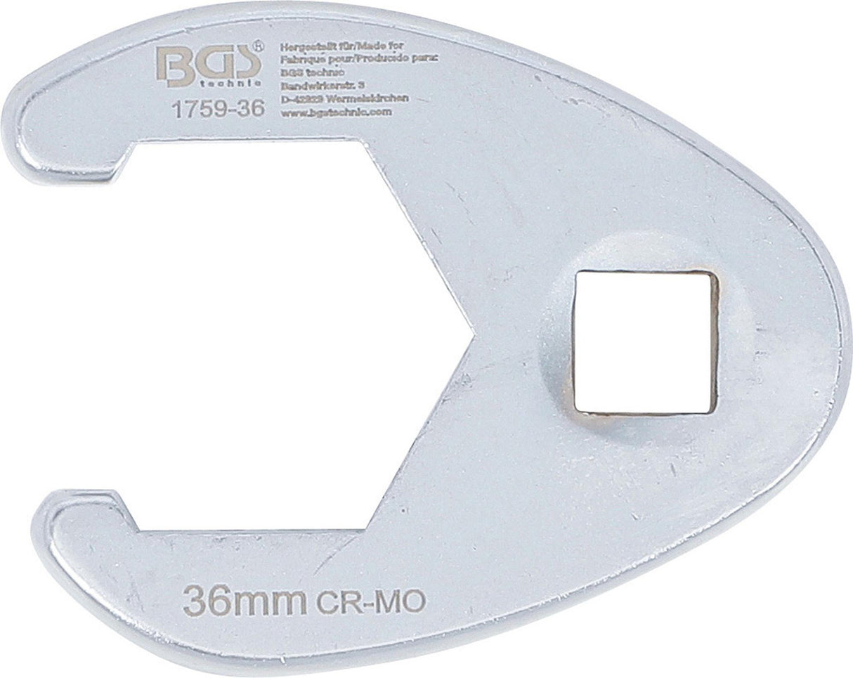 CROWFOOT SPANNER | 12.5 MM (1/2") DRIVE | 36 MM (1759-36)