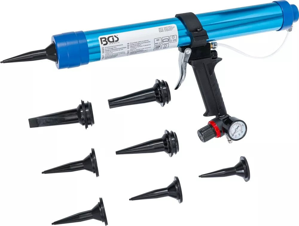 PNEUMATIC GLUE AND SEALANT GUN | FOR TUBULAR BAGS (70336)