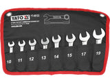 8PCS RATCHET WRENCH WITH SHORT HAND SET (YT-49123)