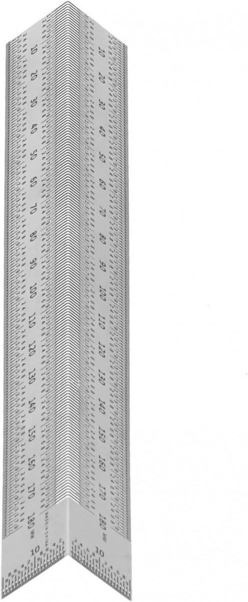 MARKING / SCRIBING RULER | STAINLESS STEEL | SQUARE | 180 MM (SR180)