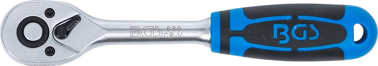 REVERSIBLE RATCHET | STRAIGHT DESIGN | FINE TOOTH | 6.3 MM (1/4") (680)