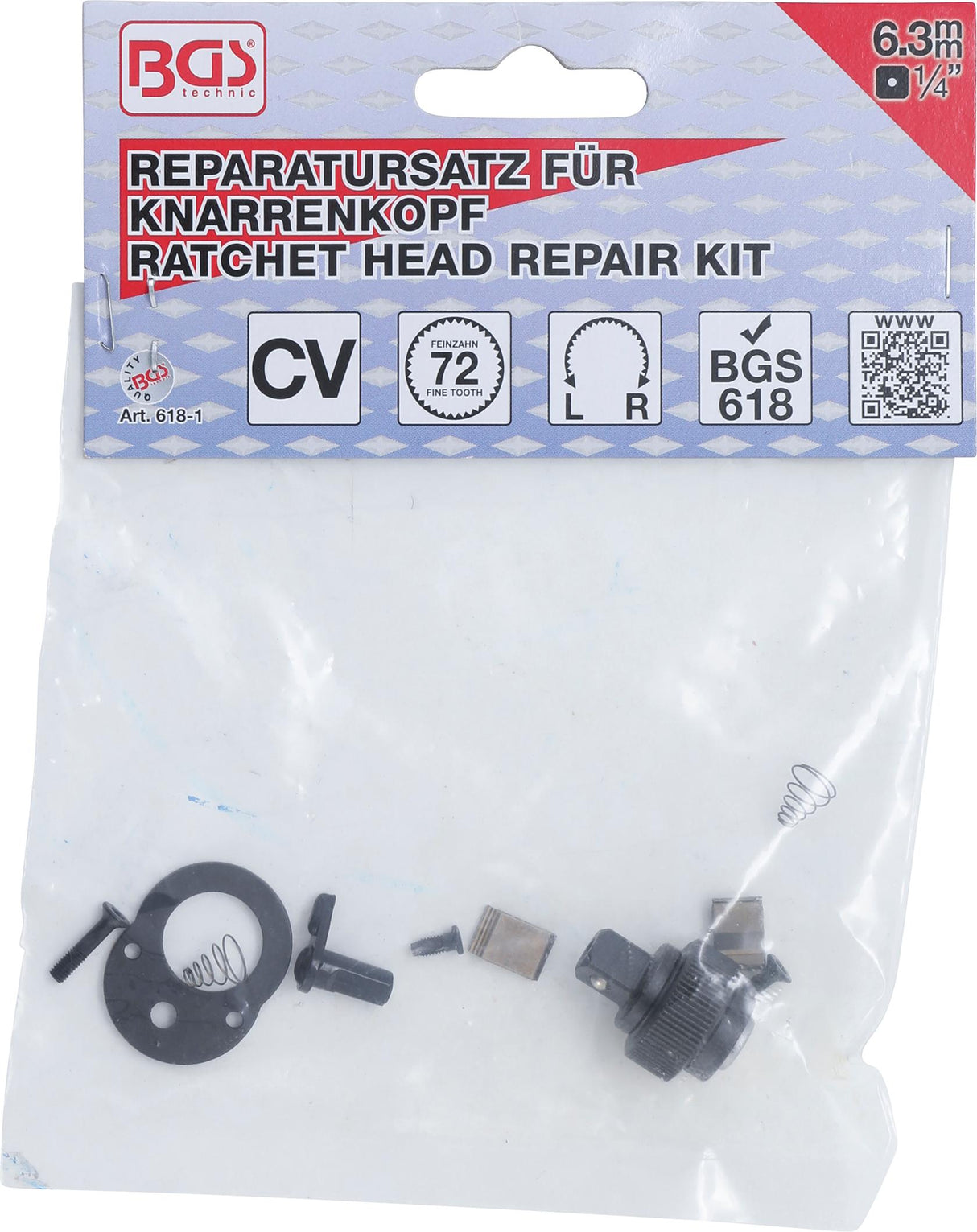 REPAIR KIT FOR RATCHET HEAD | FOR BGS 618 (618-1)