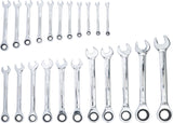 RATCHET COMBINATION WRENCH SET | 6 - 32 MM | 22 PCS. (30009)