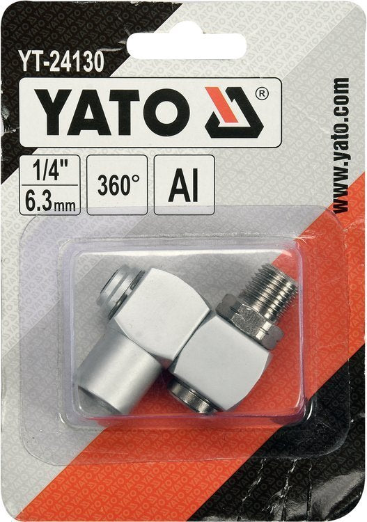 AIR HOSE SWIVEL CONNECTOR 1/4" (YT-24130)