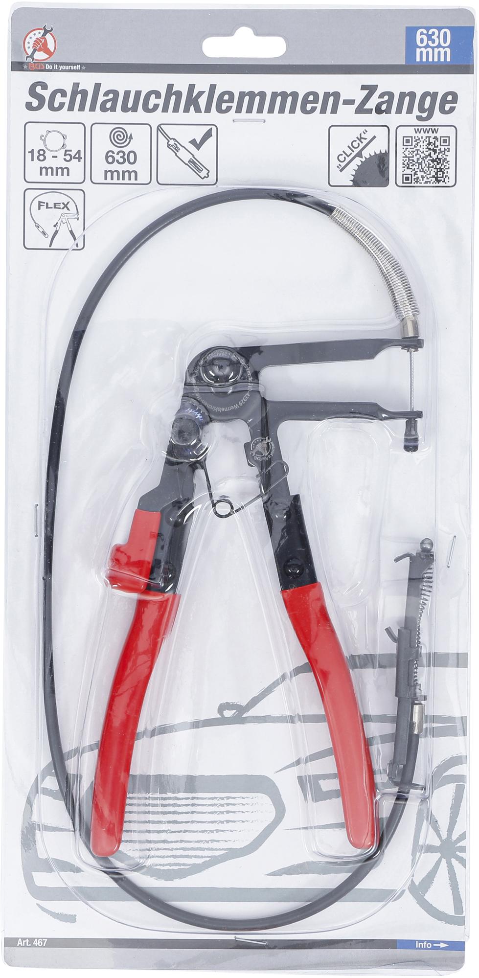 HOSE CLAMP PLIERS | WITH BOWDEN CABLE | 630 MM (467)