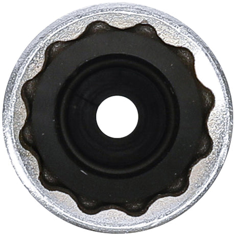 SPARK PLUG SOCKET WITH RUBBER MOUNT, 12-POINT, LONG | 10 MM (3/8") | 16 MM (2448)