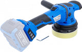 CORDLESS ECCENTRIC POLISHER SET | BRUSHLESS | 18 V | WITH RECHARGEABLE BATTERY AND QUICK CHARGER (7394)
