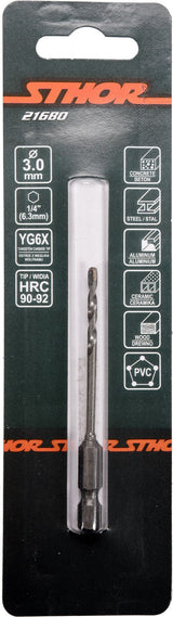 UNIVERSAL DRILL WITH HEX SHANK 3,0MM (21680)