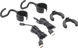 COB LED BONNET LAMP WITH BATTERY AND TELESCOPIC BAR | 2 COB-LED-HANDHELD WORK LAMPS (85306)