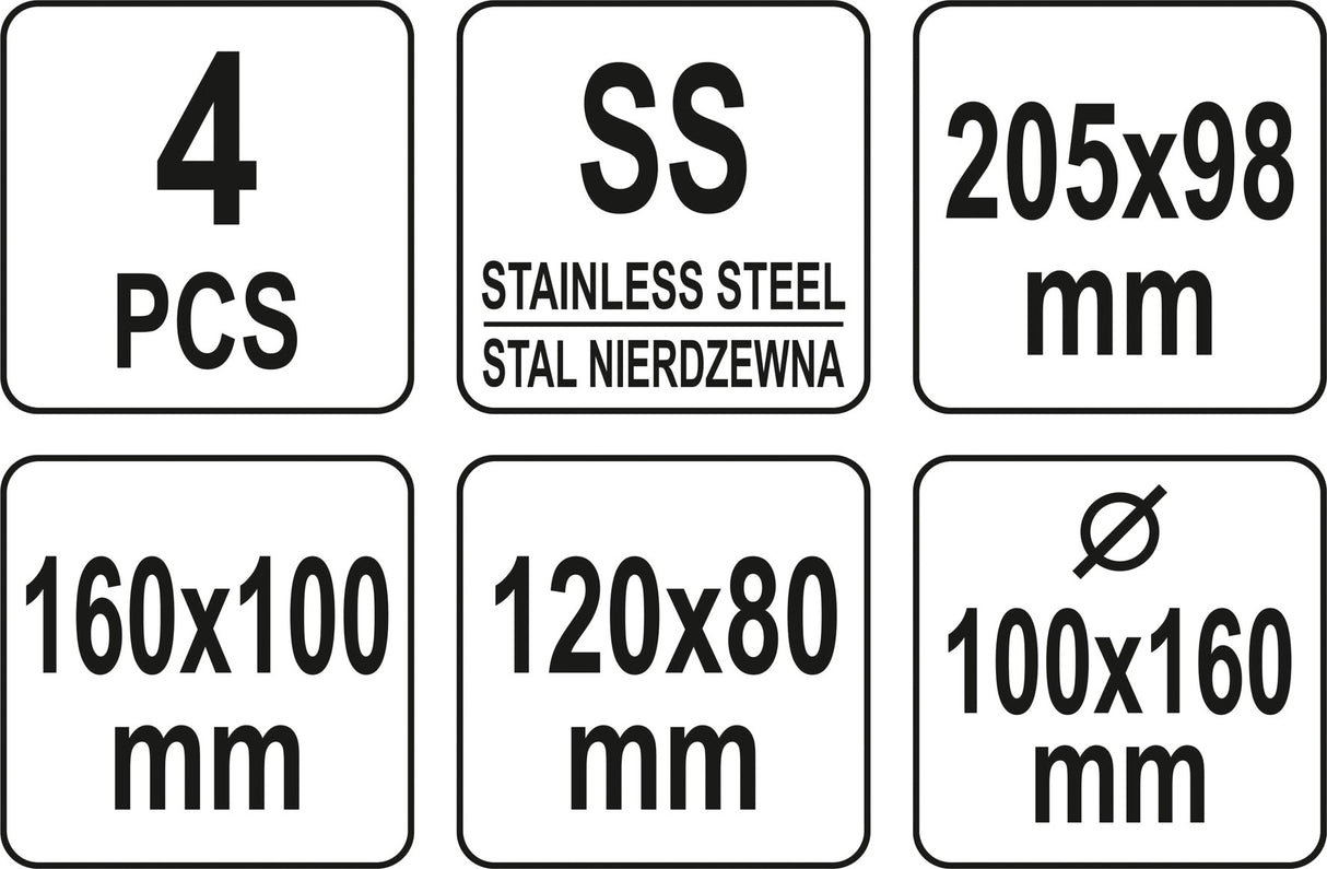 CABINET SCRAPER SET (YT-52788)