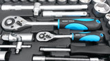 TOOL SET | 6.3 MM (1/4") + 12.5 MM (1/2") | 94 PCS. (ES80094)