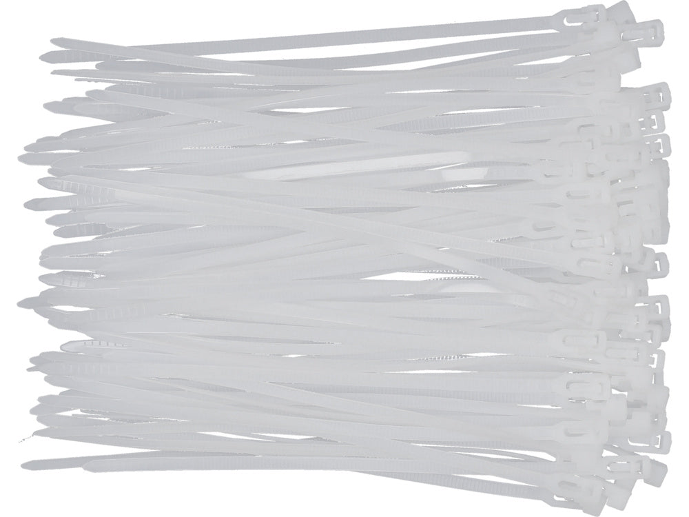 RELEASABLE CAB TIES 3,6X150MM 100PCS.WHI (YT-70660)