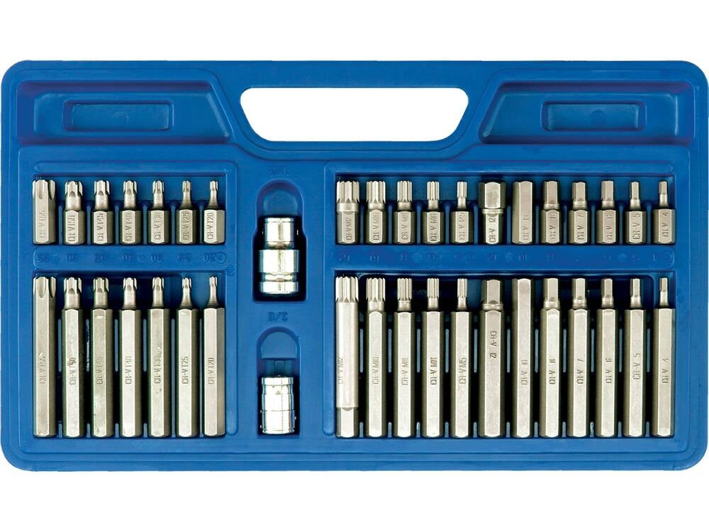 SCREWDRIVER BIT HEX,TORX,SPLINE 40PCS (66410)