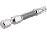 SCREWDRIVER BITS 1/4 50MM T30 2 PCS NI (YT-78035)